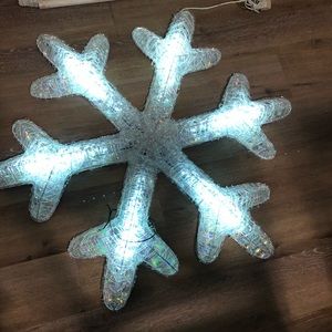 Outdoor snowflakes   light